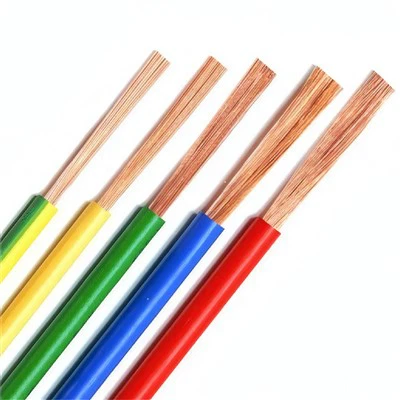 Tepelně odolný měděný vodič s PVC izolací